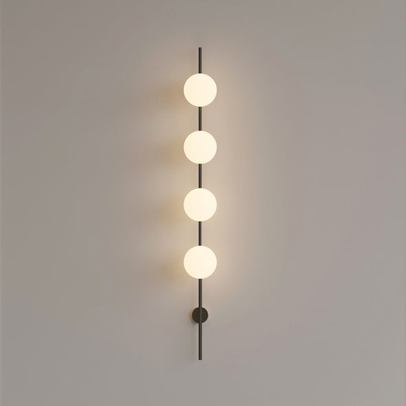 Modern Minimalist Bedside Lamp Wall Sconce Round Ball LED Fixture