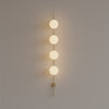 Modern Minimalist Bedside Lamp Wall Sconce Round Ball LED Fixture