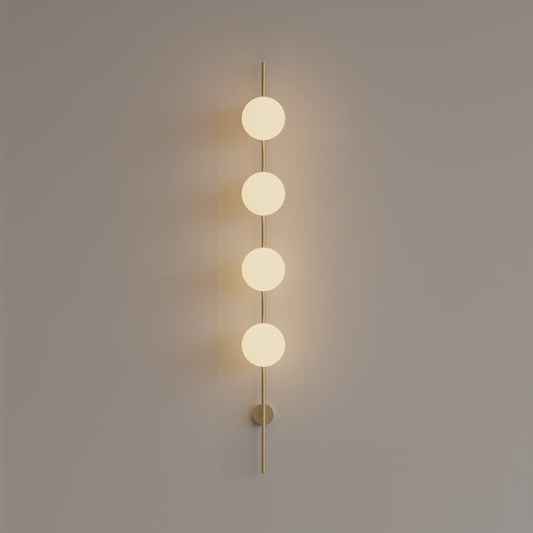 Modern Minimalist Bedside Lamp Wall Sconce Round Ball LED Fixture