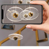 Modern Circular LED Chandelier Adjustable Pendant Light for Staircase