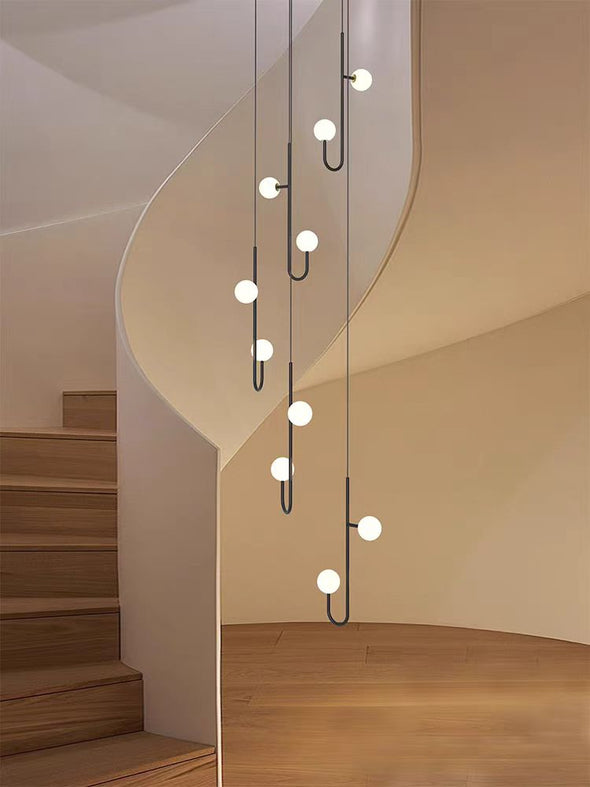 Modern Luxury Glass Chandelier Ceiling Light Fixture