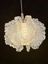 Floral Staircase Chandelier Adjustable Multi  LED Light Hanging Pendant