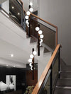 Modern Linear Chandelier Sphere-style LED Large Pendant Light