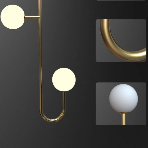 Modern Luxury Glass Chandelier Ceiling Light Fixture