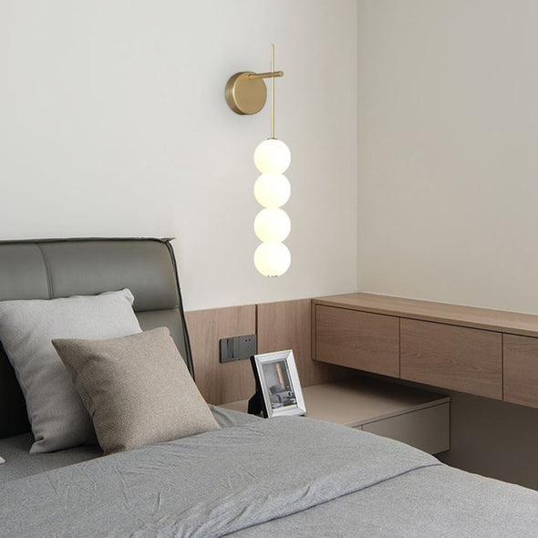 Spherical Gourd Wall Sconce Lamp Modern Creative Lighting Fixture