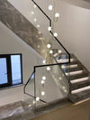 Modern Luxury Glass Chandelier Ceiling Light Fixture