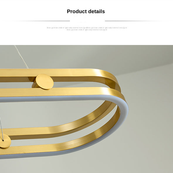Modern Aluminum Pendant Light Hanging Chandelier Ceiling Fixture