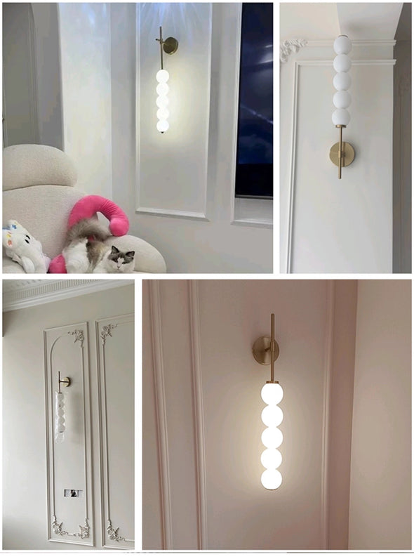 Spherical Gourd Wall Sconce Lamp Modern Creative Lighting Fixture