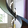 Modern Linear Chandelier Sphere-style LED Large Pendant Light