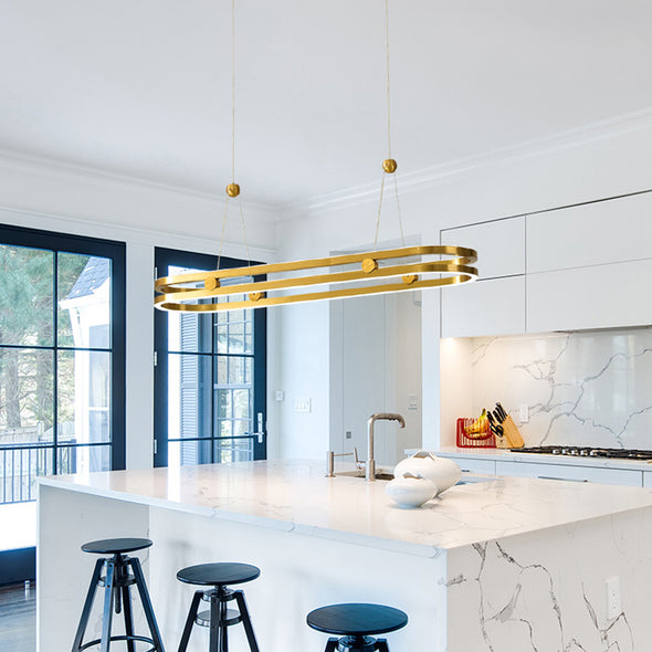 Modern Aluminum Pendant Light Hanging Chandelier Ceiling Fixture