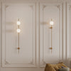 Modern Minimalist Bedside Lamp Wall Sconce Round Ball LED Fixture