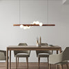 Kitchen Island Chandelier Ironwork and Acrylic LED Strip Light