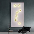 Modern Nordic Constellation LED Wall Light Aluminum Black Gold Hanging Lamp