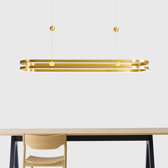 Modern Aluminum Pendant Light Hanging Chandelier Ceiling Fixture
