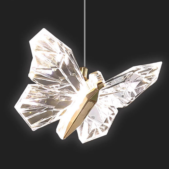 Modern Butterfly Chandelier High Ceiling Pendant Light Home Decor