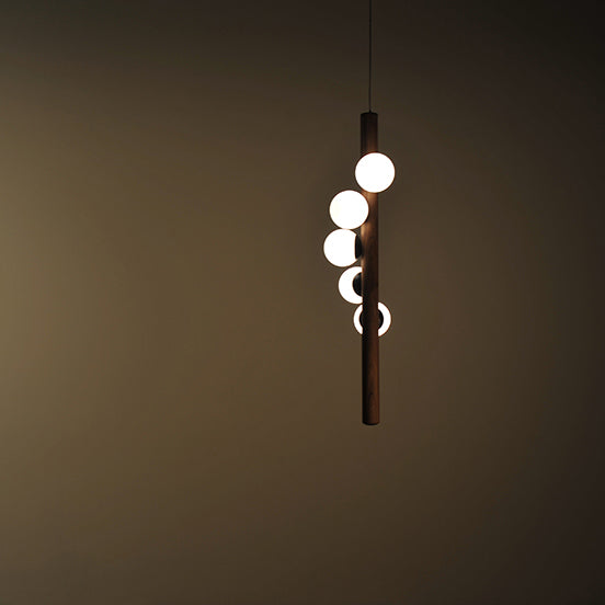 Modern Linear Chandelier Sphere-style LED Large Pendant Light