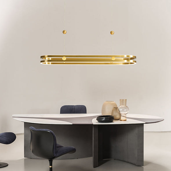 Modern Aluminum Pendant Light Hanging Chandelier Ceiling Fixture
