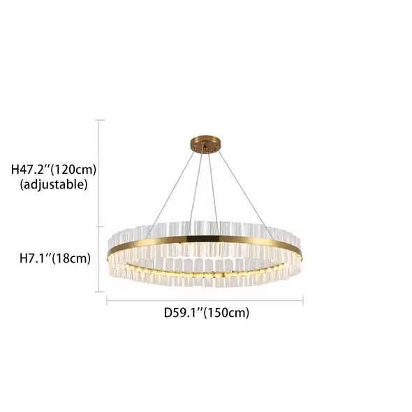 Luxury Crystal Chandeliers Duplex Stainless Steel Pendant Lights Modern Villa Staircase Living Room Hollow