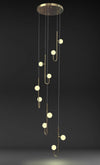 Modern Luxury Glass Chandelier Ceiling Light Fixture