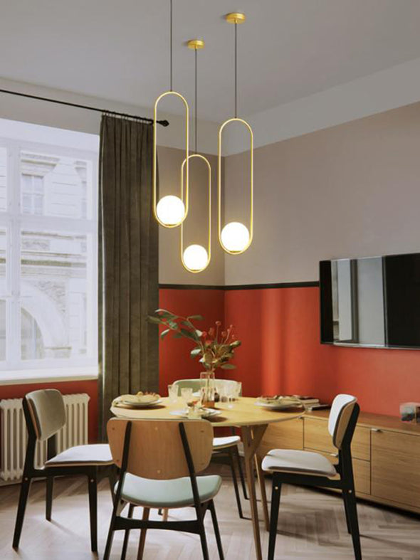 Modern Multi-Ball Chandelier High Ceiling Luxury Irregular LED Pendant Light