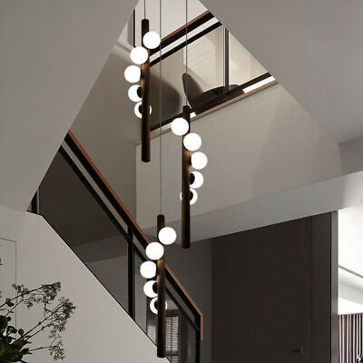 Modern Linear Chandelier Sphere-style LED Large Pendant Light