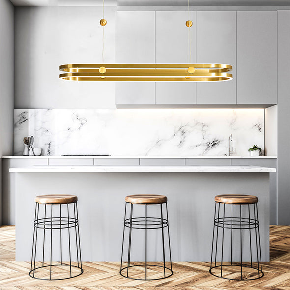 Modern Aluminum Pendant Light Hanging Chandelier Ceiling Fixture