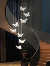 Modern Butterfly Chandelier High Ceiling Pendant Light Home Decor