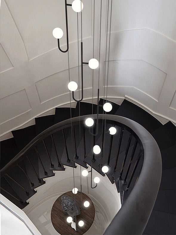 Modern Luxury Glass Chandelier Ceiling Light Fixture