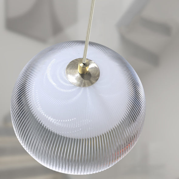Modern Staircase Acrylic Chandelier, Iron & PMMA Shade, Multi-Lights