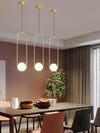 Modern Multi-Ball Chandelier High Ceiling Luxury Irregular LED Pendant Light