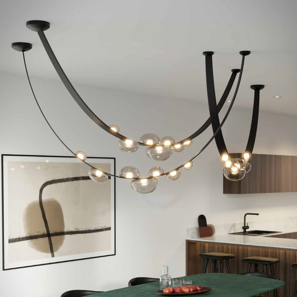 Modern Leather Chandelier Vintage Industrial Pendant Light Home Decor