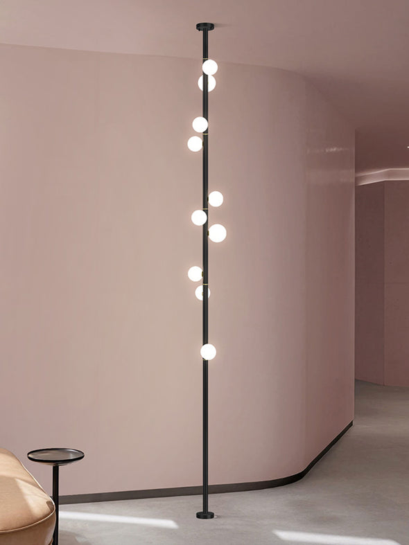 Nordic Modern Linear Chandelier 5 to 23 Slender Hanging Glass Lights