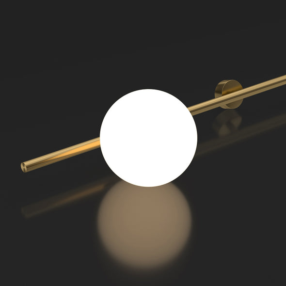 Modern Minimalist Bedside Lamp Wall Sconce Round Ball LED Fixture
