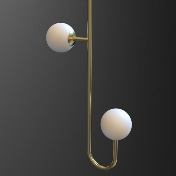 Modern Luxury Glass Chandelier Ceiling Light Fixture
