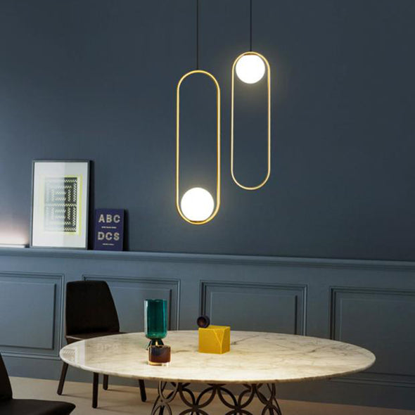 Modern Multi-Ball Chandelier High Ceiling Luxury Irregular LED Pendant Light