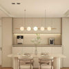 Modern Globe Linear Chandelier Kitchen Island Pendant 5 Bubbles Gold or Black Light