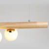 Kitchen Island Chandelier Ironwork and Acrylic LED Strip Light