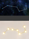 Modern Nordic Constellation LED Wall Light Aluminum Black Gold Hanging Lamp