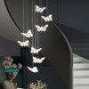Modern Butterfly Chandelier High Ceiling Pendant Light Home Decor