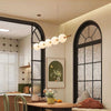 Modern Globe Linear Chandelier Kitchen Island Pendant 5 Bubbles Gold or Black Light