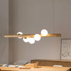 Kitchen Island Chandelier Ironwork and Acrylic LED Strip Light