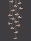 Modern Butterfly Chandelier High Ceiling Pendant Light Home Decor