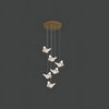 Modern Butterfly Chandelier High Ceiling Pendant Light Home Decor
