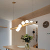 Kitchen Island Chandelier Ironwork and Acrylic LED Strip Light