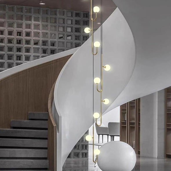 Modern Luxury Glass Chandelier Ceiling Light Fixture