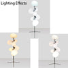 Metal Ball Shaped Floor Light White Standing Lamps for Living Room Metal Base LED Bedroom Stand Light Art Deco Floor  Lamp