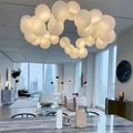 French Bubble Ball Chandeliers Acrylic Luxury Atmospheric For Living Room Bedroom Lamps Indoor Lighting