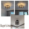 American Style Country Ceiling Light, 3 Light Black Faux Wood Chandelier for Dining Room Kitchen Corridor Bedroom