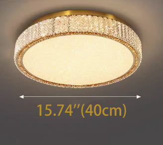 Modern Crystal Ceiling Light LED Small Chandeliers  Flush Mount Chandelier Room Light for Bedrooms Living Room Hallway