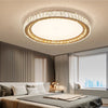 Modern Crystal Ceiling Light LED Small Chandeliers  Flush Mount Chandelier Room Light for Bedrooms Living Room Hallway